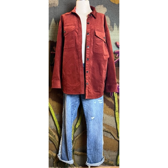 Madewell Oversized Buttondown Corduroy Jacket L - Picture 8 of 15